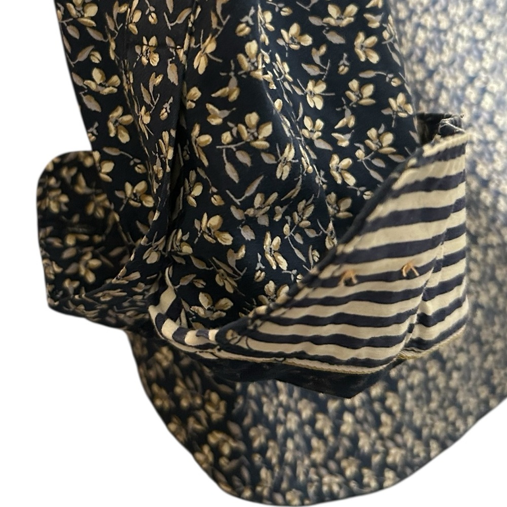 Men’s Denim & Flower Floral Shirt - Picture 7 of 10